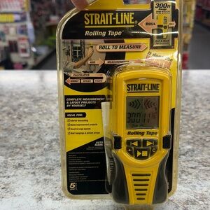 Yellow Rolling Tape Digital Measure